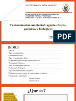 Contaminación Ambiental - Biología