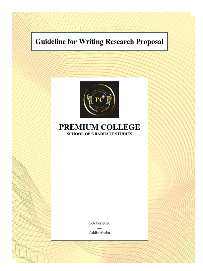 Guideline For Research Proposal Writing | PDF | Data | Experiment