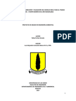 Implementación, Calibración Y Validación Del Modelo MDLC para El Tramo