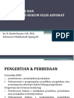 Penelusuran Dokumentasi Hukum - DR H Hasbi Hasan SH MH - 2020