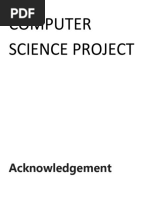 COMPUTER SCIENCE PROJECT FILE (Ayush)