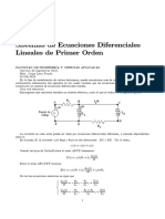 Sistemas de Ecuaciones Diferenciales Lineales de Primer Orden