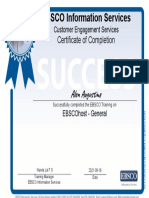 Certificate for Alen Augustine for _EBSCO India Training Evalua...