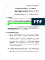 Denuncia Penal - Héctor Rodríguez Benavides (Apropiación Ilícita-Piura)