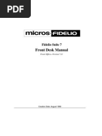 FrontDesk FIDELIO Manual