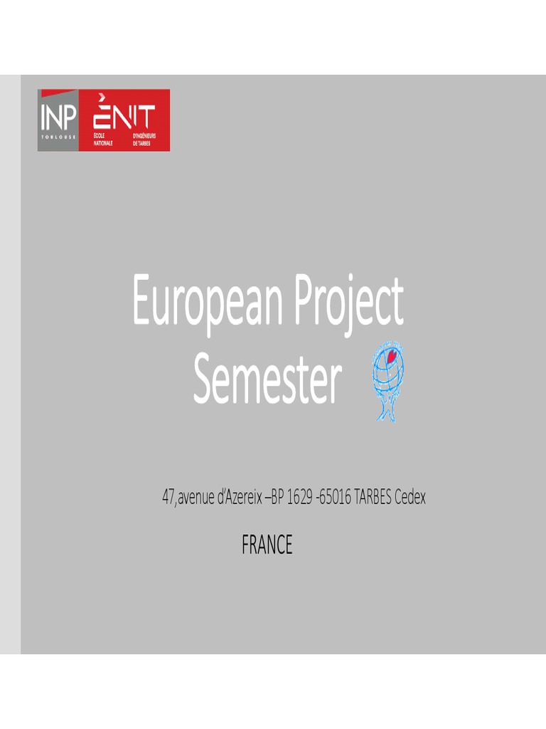 European Project Semester Guide | PDF | Engineering | Evaluation