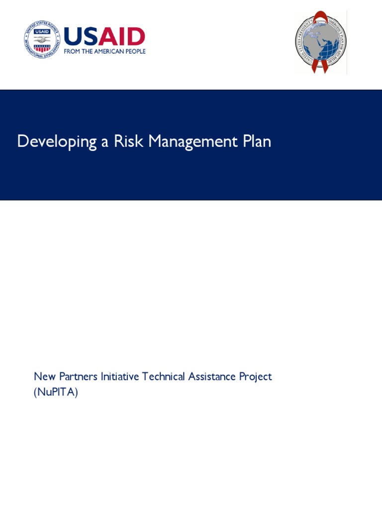 Developing-a-Risk-Management-Plan USAID | PDF | Risk Management | Risk
