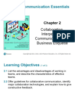 Chapter2 - Collaboration, Interpersonal Communication, and Business Etiquette