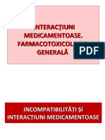 CURS NR.4 - 5 INTERACTIUNI, TOXICOLOGIE (Autosaved)