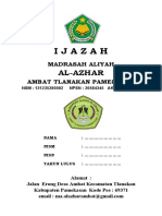 Cover Raport Dan Ijazah Ma Al Azhar