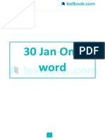 30 Jan One Word