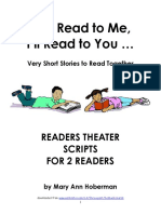 You Read To Me, I'll Read To You : Readers Theater Scripts For 2 Readers