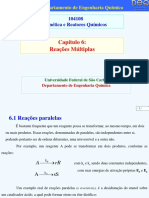 Reações múltiplas: paralelas, irreversíveis e de 1a ordem