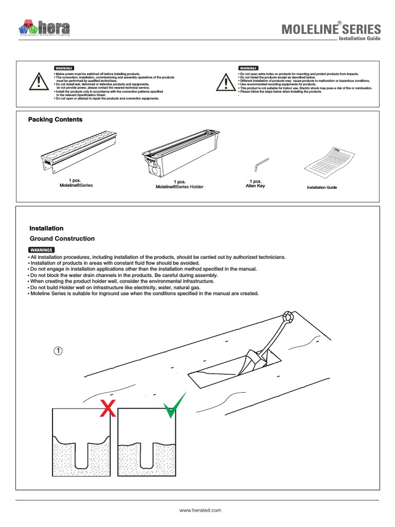 1259782252020moleline Series Installation Guide V1.0 | PDF | Electrical ...