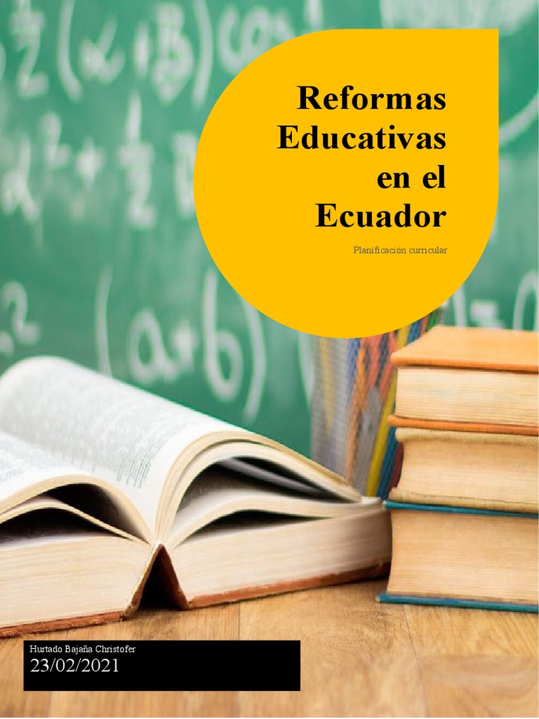 Reformas Educativas en Ecuador: 20 Años | PDF | Plan de estudios | Ecuador