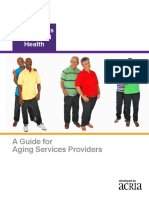 Older Adults and Sexual Health: A Guide For Aging Services Providers