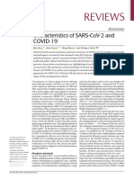 Characteristics of SARS-COVID 19 Ben Hu Hua GoPeng Zu Zhen-Li Shi