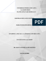 Estadística Aplicada A La Investigación Educativa - Ruiz Rebollar - Investigación - Maeduc - Zitacuaro