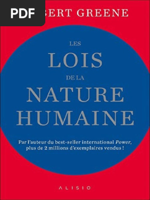 Robert Greene Lois De La Nature Humaine Epubsfr Pdf Sparte Athenes
