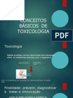 Noções Básicas de Toxicologia Kelly F - Da Cunha (1) - Convertido AULA ! TOXICOLOGIA
