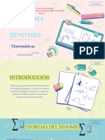 Teorema del Binomio: Explicación y Ejemplo del Teorema de Newton