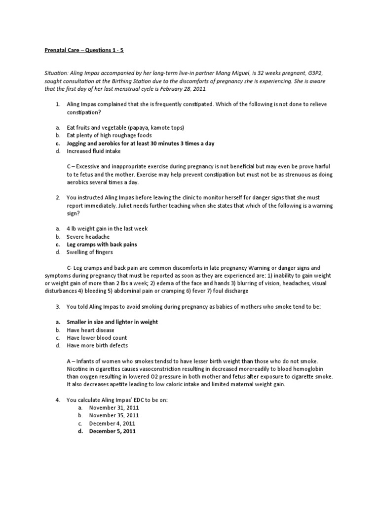 Prenatal and Postpartum Care Guide | PDF | Childbirth | Pregnancy