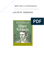 El espíritu de la naturaleza en Ralph Waldo Emerson