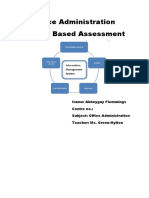 Office Administration School Based Assessment