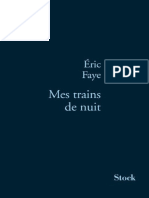 Mes Trains de Nuit (Eric Faye)