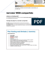 Cotizacion SERVER + Diseño de Sitio Web