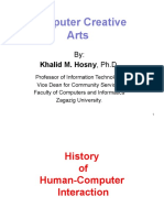 DM427 - 2 - History of HCI