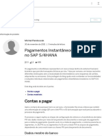 SAP - Pagamentos Instantâneos No Brasil (PIX)