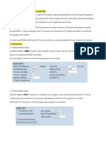 Automatic Purchase Order Creation in SAP