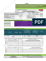 Informe mensual de actividades de profesores