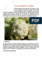 7 Beneficios Para La Salud de La Coliflor