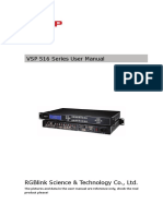 Manual VSP 516 - Video Procesador RGBLINK