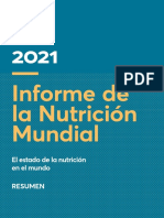 2021 Global Nutrition Report - Executive Summary - Spanish