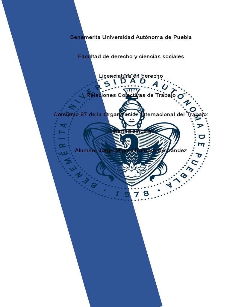 Convenio 87 de La Organización Internacional