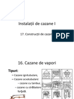 Instalații de Cazane I