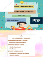 Portafolio Del Estudiante 4 Años