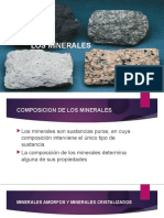 Minerales composición cristalizados