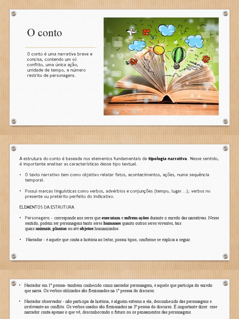 Características do Conto e Análise Narrativa | PDF | Enredo (narrativa ...