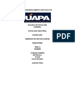 Seminario de Gestion Humana Tarea IV Yamaira Romero