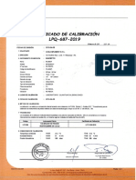 Certificado de Calibracion 04-2019