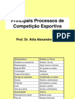 Aula 8 - Principais Processos de Competição Esportiva