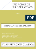 Clasificación de Sistemas Operativos