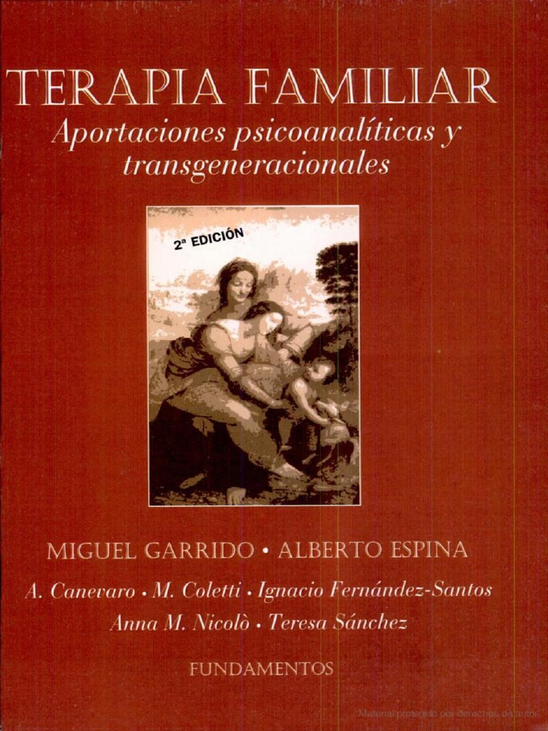 Garrido, Miguel Espina, Alberto - Terapia Familiar. Aportaciones ...