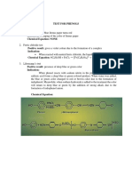 Baldonado, Lesley Joy - Test For Phenols