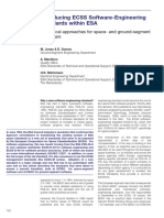 Introducing ECSS Software-Engineering Standards Within ESA: - Practical Approaches For Space-And Ground-Segment Software