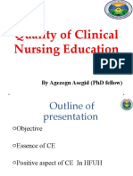 Quality Clinical Education Presentation
